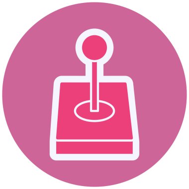 Joystick Vektör Şekil Simgesi Tasarımı 