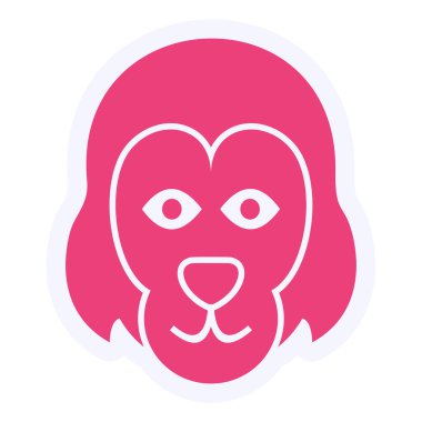 Orangutan web icon vector illustration