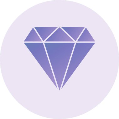 Elmas vektör simgesi modern illüstrasyon 