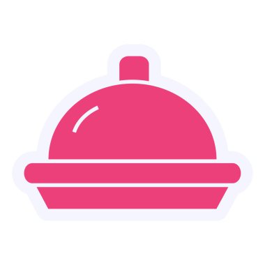 Food Tray icon, simple web illustration 