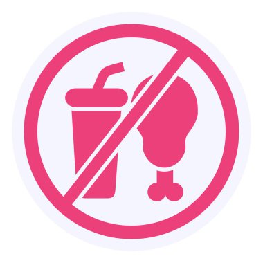 Yiyecek Vektörü Kabartma Simgesi Tasarımı Yok