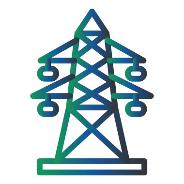 illustration of a power tower icon