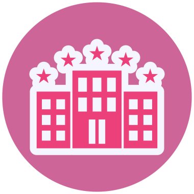 hotel vektör çizim