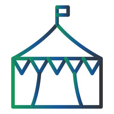 çadır vektör illüstrasyon 