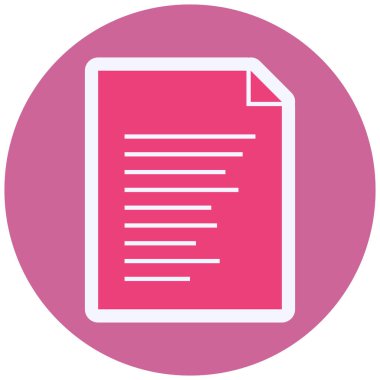 dosya belgesi. Basit resimleme