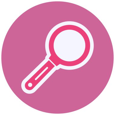 magnifying glass, web icon simple illustration
