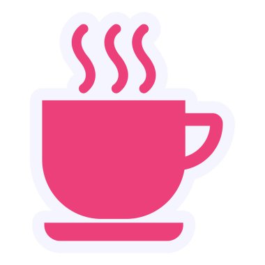 tea cup, web simple illustration