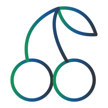 Cherry Vector lyph Icon Design