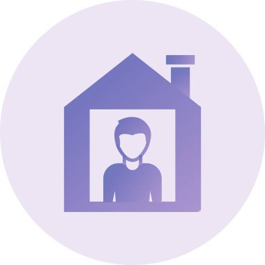 Isolation Vector Glyph Icon Design