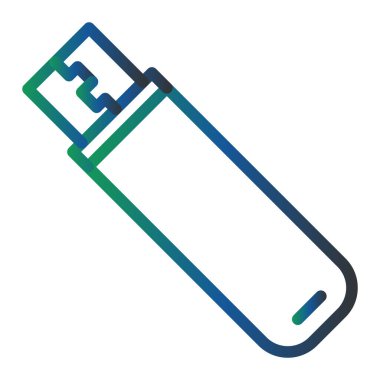 vector illustration of Flash Drive