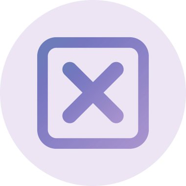 cancel icon in trendy style isolated background. Close 