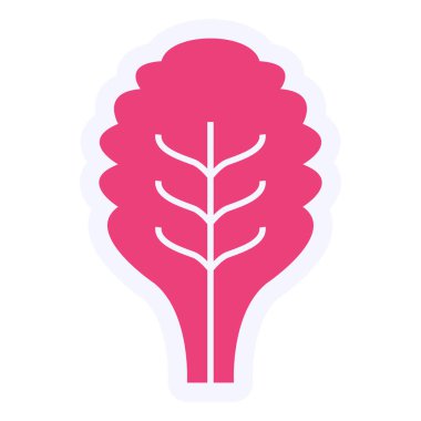 Ispanak. Web simgesi basit illüstrasyon