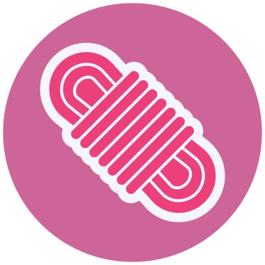 İp. Web simgesi basit tasarım