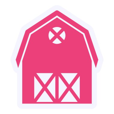 ahır simge vektör çizim