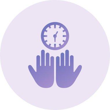  Prayer Time  web icon vector illustration 