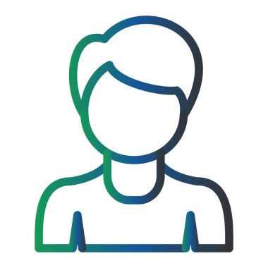 kullanıcı. Web simgesi basit illüstrasyon