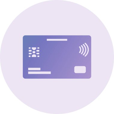credit card, web icon illustration
