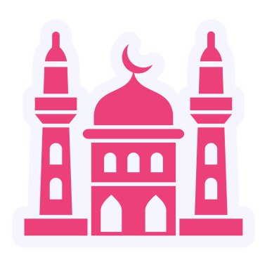 Cami simgesi, vektör resimleme 