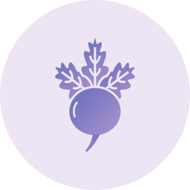 Beet Vector lyph Icon Design