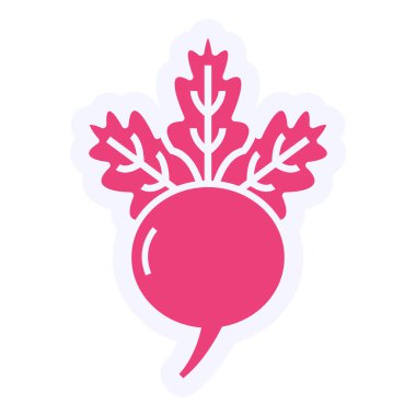 Beet Vector lyph Icon Design