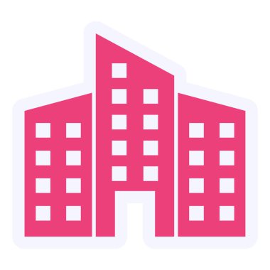 Office Building. web icon simple design