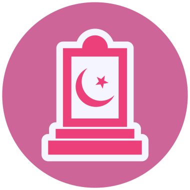 Cementary web icon vector illustration 