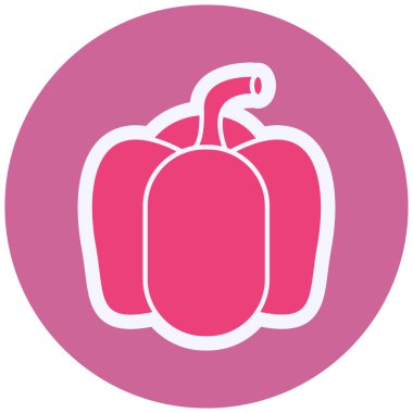 Capsicum Vector lyph Icon Design