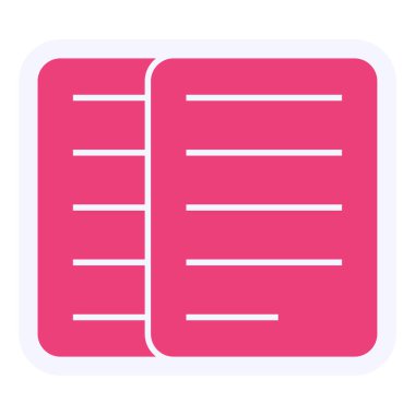 Belge. Web simgesi basit illüstrasyon