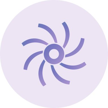 Milky Way Vector lyph Icon Design