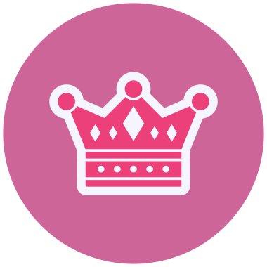 crown icon. flat illustration of Monarchy sign 