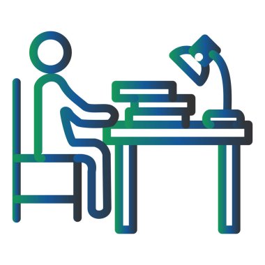 Reading Vector Glyph Icon Design