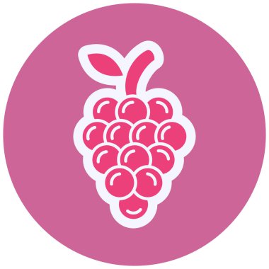 Üzüm Vektörü Sembol Tasarımı 