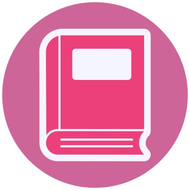 kitap web simge vektör çizim