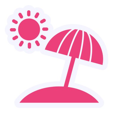 şemsiye vektör çizim