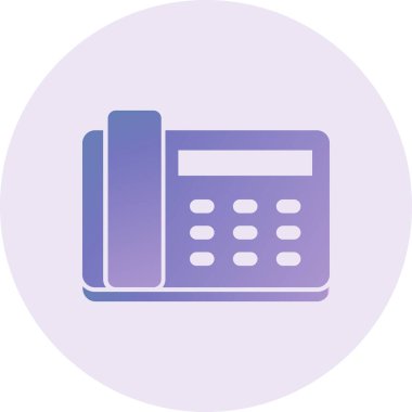 phone. web icon simple illustration. Landline 