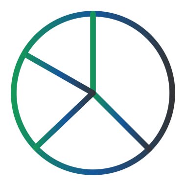 Grafik simgesinin vektör illüstrasyonu