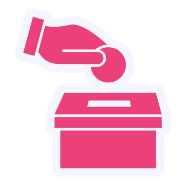 Charity web icon vector illustration 