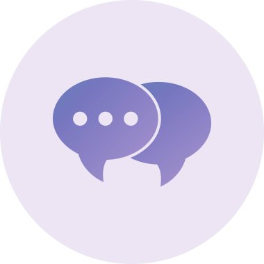 Konuş. Web simgesi basit tasarım 