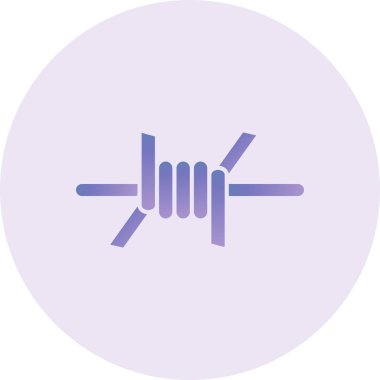 dikenli tel vektör çizim