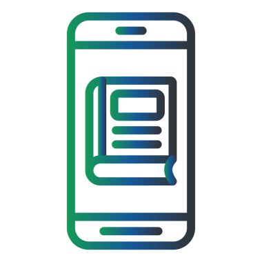 Booking mobile application icon vector illustration