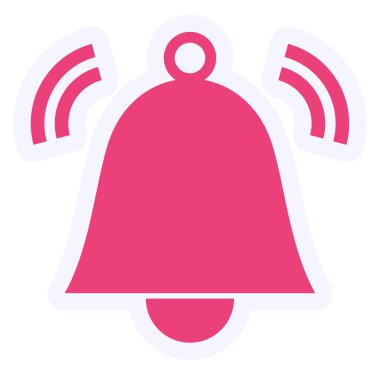 bell simple web illustration icon