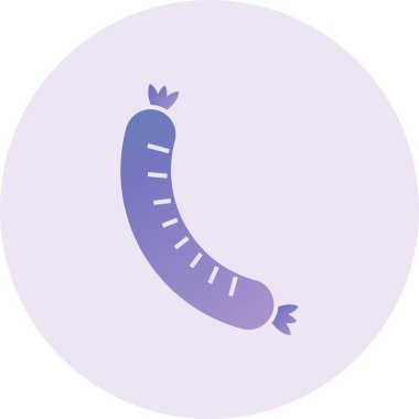 vector illustration of modern Sausage icon