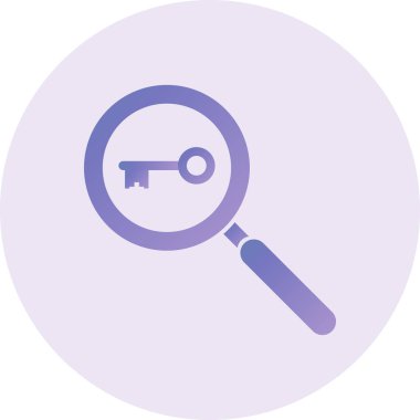 Arama simgesinin vektör illüstrasyonu