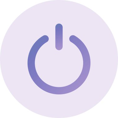 güç düğmesi vektör simgesi 