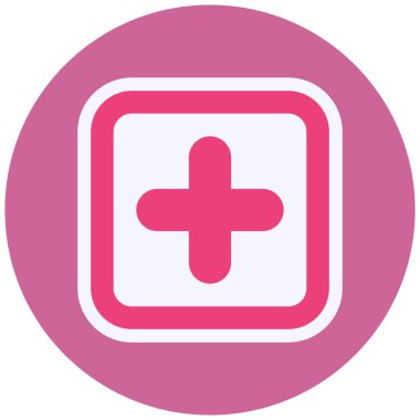 ekle. Web simgesi basit illüstrasyon