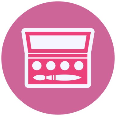  Eye Shadows Vector Glyph Icon Design 