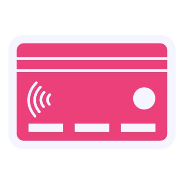 credit card, web icon illustration