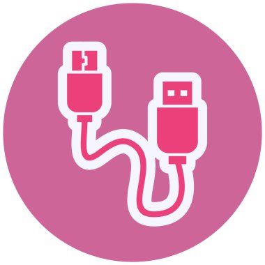 Plug Vector Glyph Icon Design 
