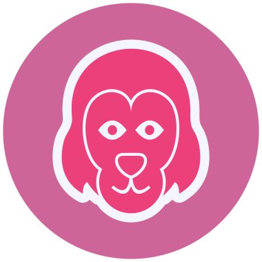 Orangutan web icon vector illustration
