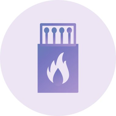 Matches web icon simple illustration